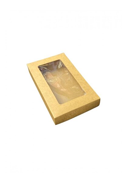 OEM Kraft Cardboard Box With Window Acetophan 25x15x4cm 12/ Top Bottom Set