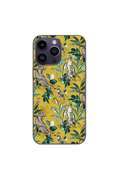OEM Husa compatibila cu Apple iPhone 14 Pro Max Silicon Gel Tpu Model Yellow ...