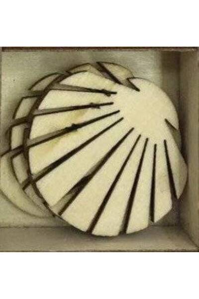 OEM Natural Wood Ornament Shell 6/ Top Bottom Set