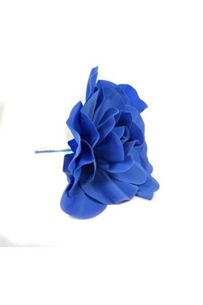 OEM Flori Artificiale Trandafir Latex 30cm Albastru