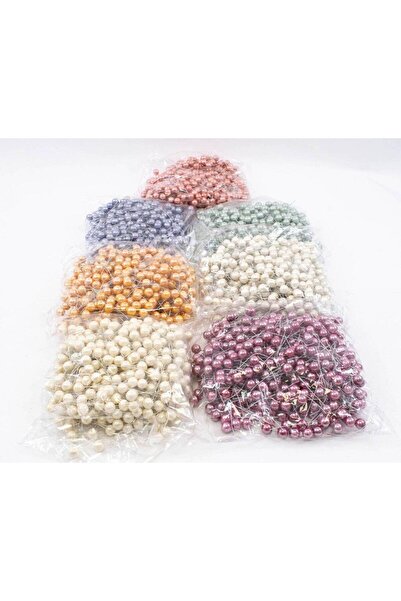OEM Plastic Ornament Beads 500/ Top Bottom Set Pearlescent White