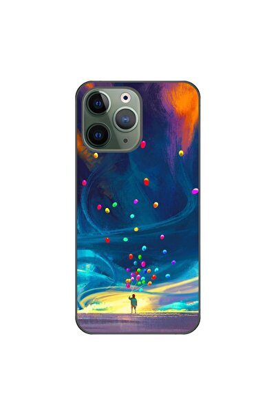 OEM Husa compatibila cu Apple iPhone 11 Pro Silicon Gel Tpu Model Baloane Uni...