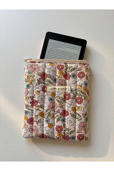 lumi Studio Bloomy Garden Kindle Kılıfı -E-Kitap Okuyucu Çantası- Elyaf Dolgu...