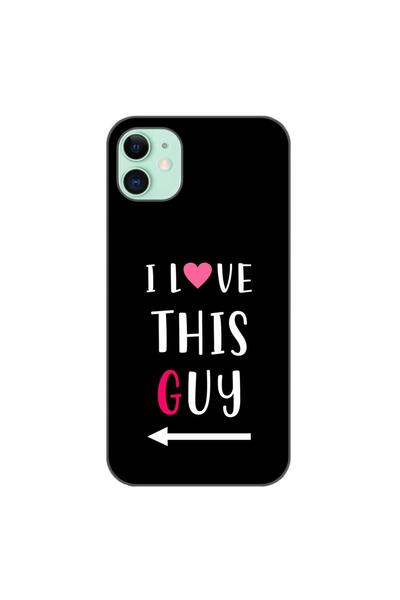 OEM Husa compatibila cu Apple iPhone 11 Silicon Gel Tpu Model Cupluri I love ...
