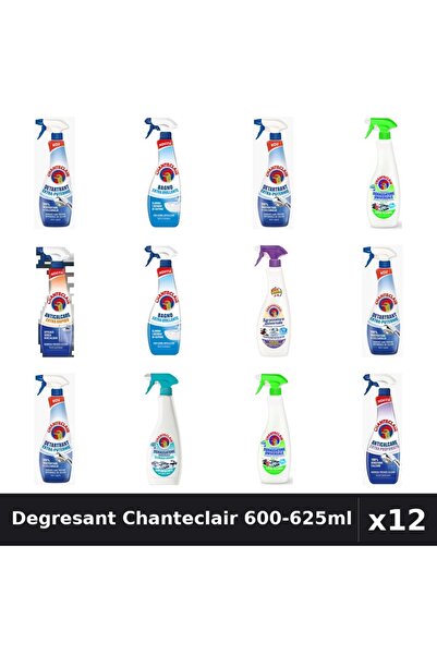Chanteclair Set 12 Degresant Universal 600-625ml - Lamaie, Lavanda, Anticalcar