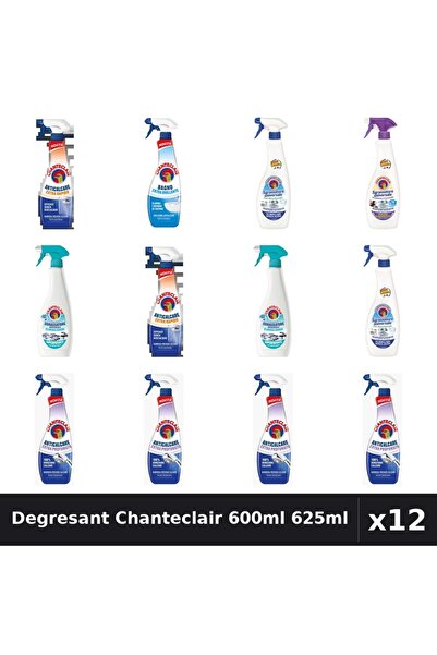 Chanteclair Set 12 Degresant Universal 600ml 625ml - Bicarbonat, Mosc Alb, An...