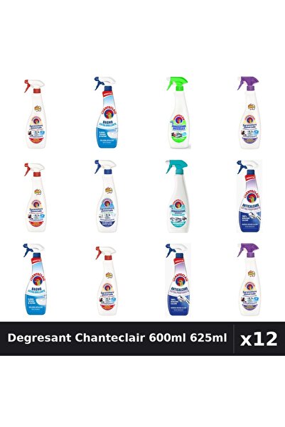 Chanteclair Set 12 Degresant Universal 600-625ml - 7 Arome, Anticalcar, Extra...