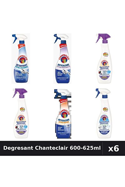 Chanteclair Set 6 Degresant Universal 600-625ml - Bicarbonat, Lavanda, Mosc Alb
