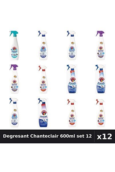 Chanteclair Set 12 Degresant Universal 600ml - Bicarbonat, Lavanda, Marsilia ...