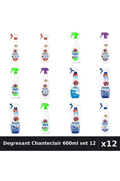 Chanteclair Set 12 Degresant Universal 600-625ml - Marsilia, Lamaie, Lavanda,...
