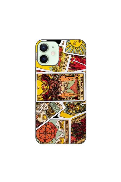 OEM Husa compatibila cu Apple iPhone 12 Mini Silicon Gel Tpu Model Carti Tarot