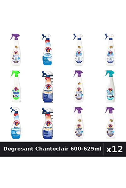 Chanteclair Set 12 Degresant Universal 600-625ml - Lavanda, Lamaie, Bicarbona...