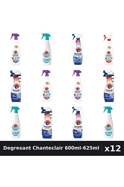 Chanteclair Set 12 Degresant Universal 600-625ml - Lavanda, Marsilia, Mosc, A...
