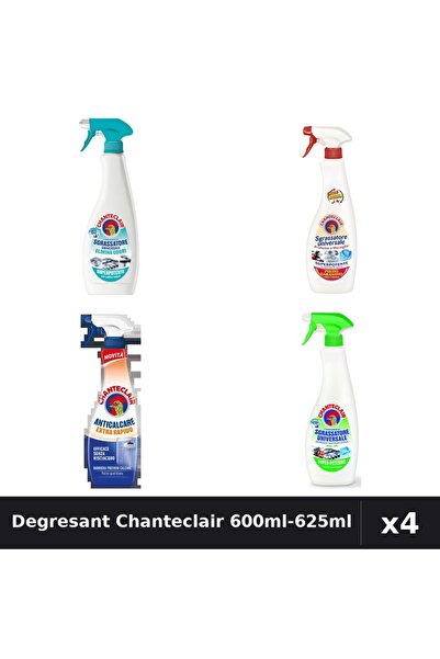 Chanteclair Set 4 Degresant Universal 600ml-625ml - Anti-Miros, Marsilia, Lam...