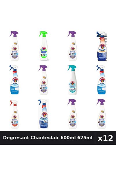 Chanteclair Set 12 Degresant Universal 600ml 625ml - Lavanda, Lamaie, Mosc, M...