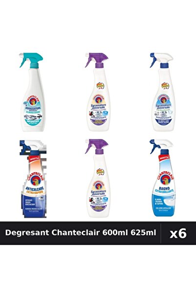 Chanteclair Set 6 Degresant Universal 600ml-625ml - Anti-Miros, Lavanda, Mosc...