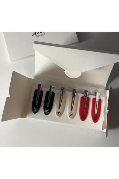 CHANAL hair clips 3 colors