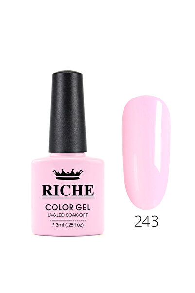 OEM Ojă semipermanentă Riche 243, Roz, 7.3 ml