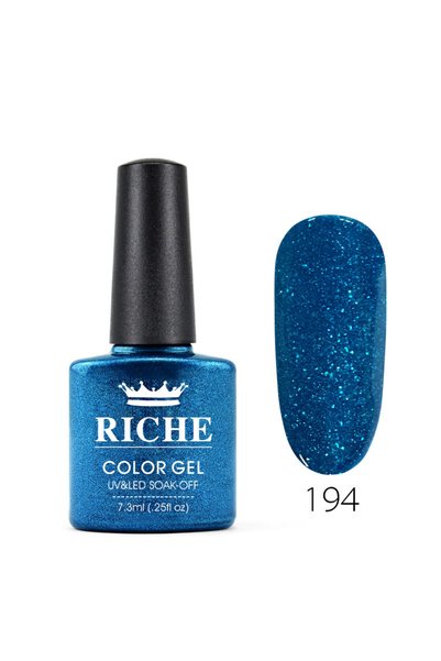 OEM Ojă semipermanentă Riche 194, Albastru, 7.3 ml
