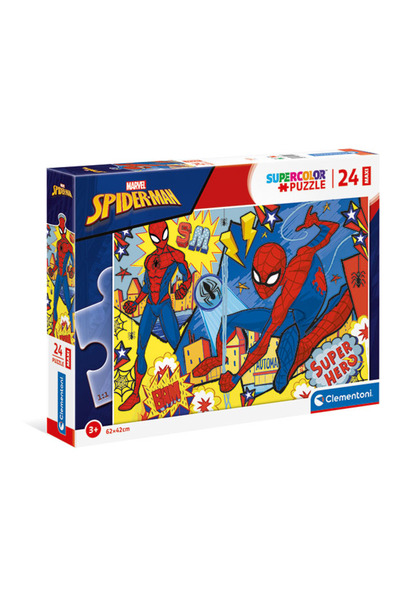CLEMENTONI Παιδικό Παζλ Maxi Super Color Spiderman 24 τμχ