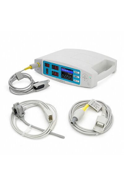 Contec Professional pulse oximeter CMS70A, adult and neonatal sensor, extensi...