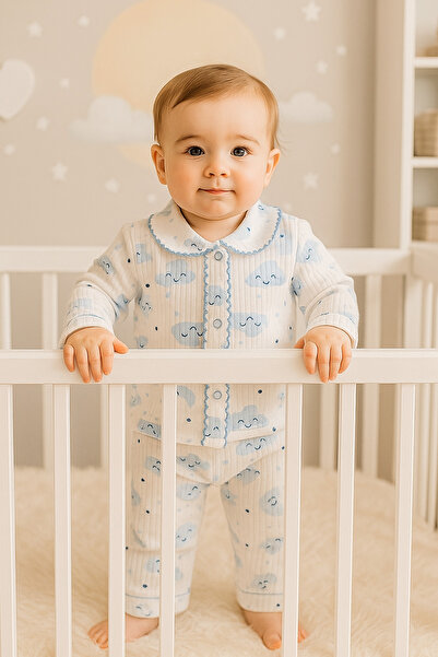 anne dokunuşu gibi KUZUM BEBE 100% Cotton Baby Newborn Kids Girls Boys Pajama...