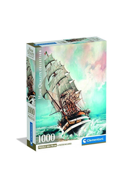 CLEMENTONI Παζλ High Quality Collection Amerigo Vespucci 1000 τμχ - Compact Box