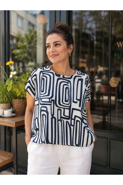 Attolya Linen Blouse 100% Cotton, Women's Blouse, Linen, Shirt, Female