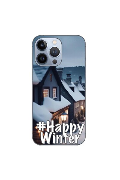 OEM Husa compatibila cu Apple iPhone 13 Pro Silicon Gel Tpu Model Happy Winter