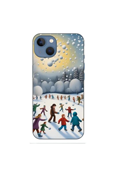 OEM Θήκη συμβατή με Apple iPhone 13, από σιλικόνη gel TPU, με σχέδιο παιδιά π...