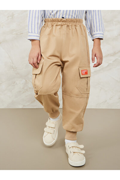 Styli Patch Detail Cargo Pants with Pocket