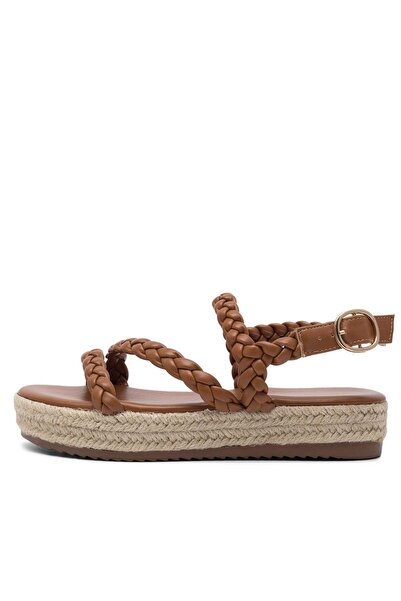 DeeZee Espadrile de damă SHE'S NOT ME KL-E8875-1 Maro