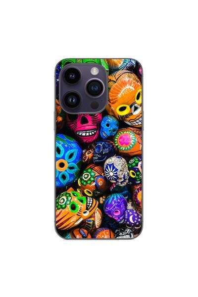 OEM Θήκη συμβατή με Apple iPhone 14 Pro από σιλικόνη gel TPU με σχέδιο πολύχρ...