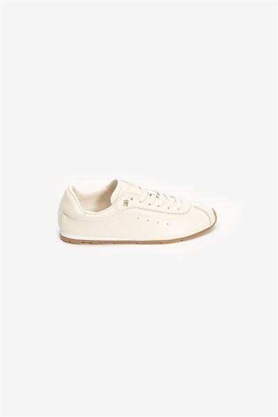 Tommy Hilfiger Deri Logolu Sneaker Ayakkabı AYAKKABI FW0FW08951 AEO