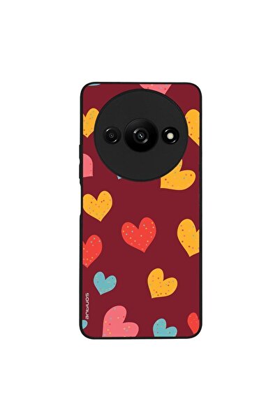 Sonique Θήκη Heart Series για Xiaomi Redmi A3 / Redmi A3x Μπορντώ