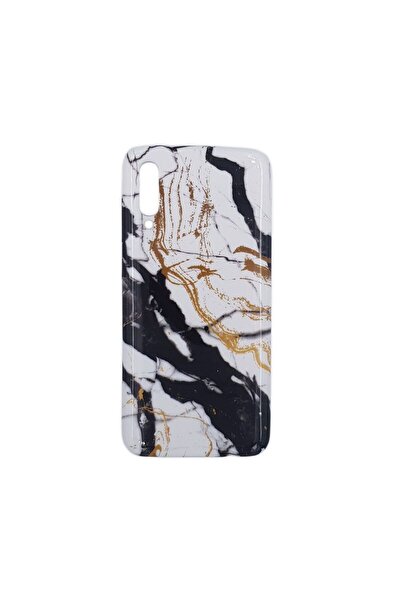 OEM Θήκη Marble Silicon Samsung Galaxy A70/A70s Black / White