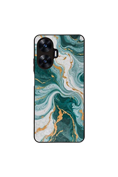 Sonique Θήκη Marble Series για Realme C55 Πράσινο 01