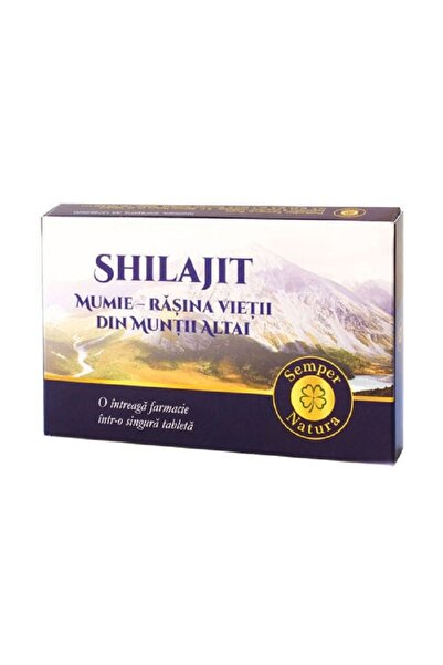 SEMPER NATURA Shilajit Mumie – Rășina vieții din Munții Altai 60 tablete