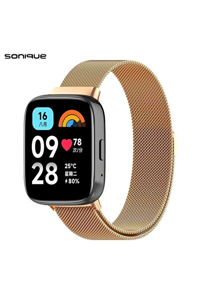Sonique Λουράκι Stainless Steel Milanese Classic για Xiaomi Redmi Watch 3 Act...