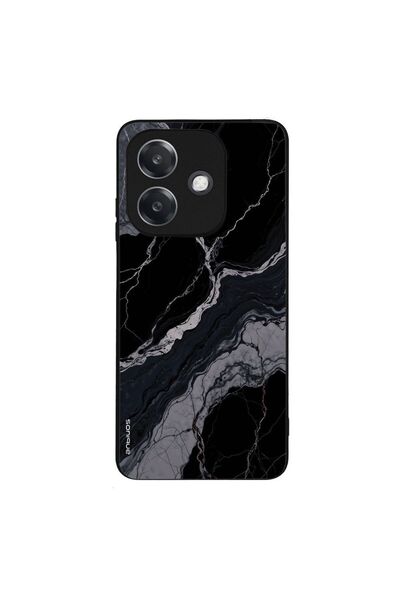 Sonique Θήκη Marble Series για Oppo A40 Μαύρο 02
