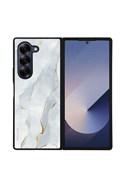 Sonique Θήκη Marble Series για Samsung Galaxy Z Fold 6 Λευκό 01