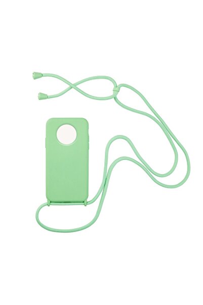 Sonique Θήκη Σιλικόνης με Κορδόνι CarryHang Xiaomi Redmi Note 9T Πράσινο Ανοιχτό