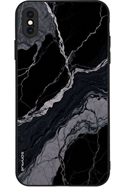 Sonique Θήκη Marble Series για Apple iPhone XS MAX Μαύρο 02