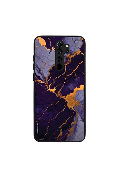Sonique Θήκη Marble Series για Xiaomi Redmi Note 8 Pro Μωβ