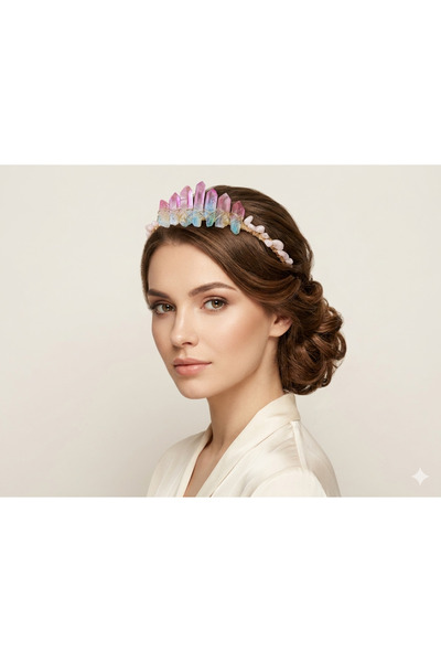 PIETRICELE Crown with Natural Crystals