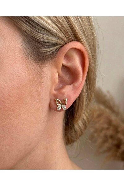 XUPING JEWELRY Butterfly Figure Xuping Steel Earrings