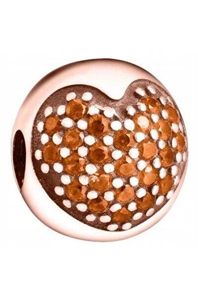 Larezo Charm, Model Inimă Cu Perlă, Animale, Inaltime 24mm, Culoare Auriu Roz...