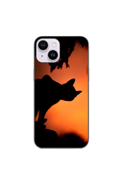 OEM Калъф, съвместим с Apple iPhone 15, силиконов гел TPU, с десен Хелоуин Че...