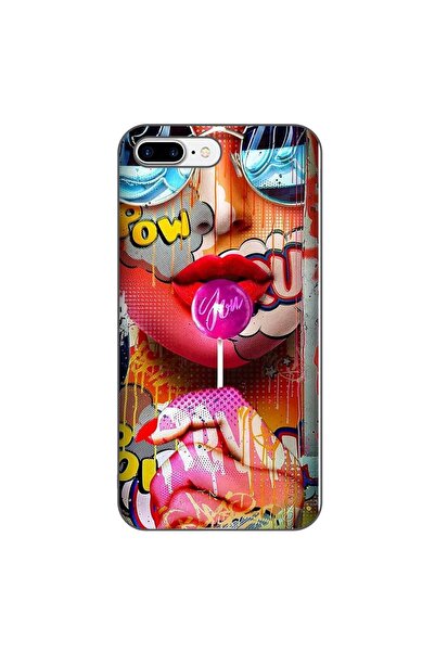 OEM Husa compatibila cu Apple iPhone 7 Plus, iPhone 8 Plus Silicon Gel Tpu Mo...