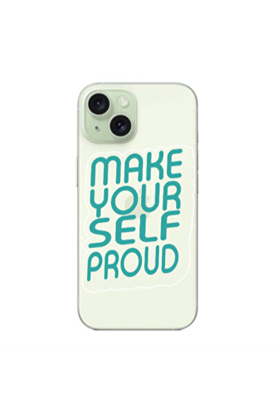 Other Apple iPhone 15 Plus Make Your Self Proud Transparent Silicone TPU Θήκη